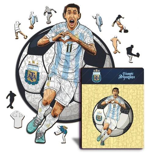 Ángel Di María - Wooden Puzzle