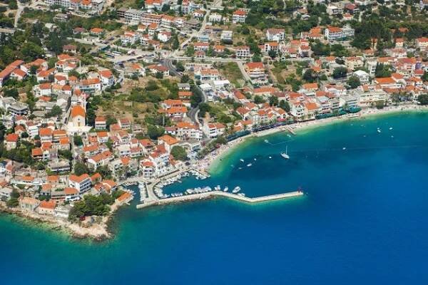 Gradac • Letecké fotky Chorvatska