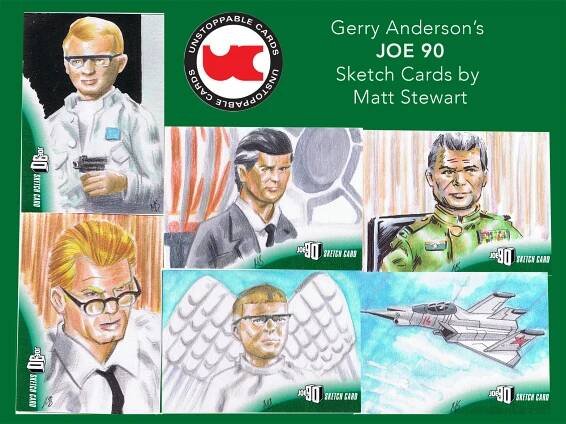 Unstoppable's Gerry Anderson Supermarionation Sketch Cards