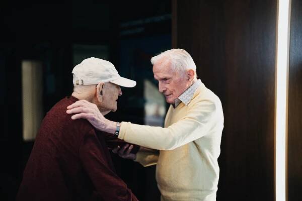 80 years later, a Holocaust survivor meets an American soldier who helped free him