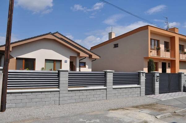 Hliníkový plot Porto - ELMAR
