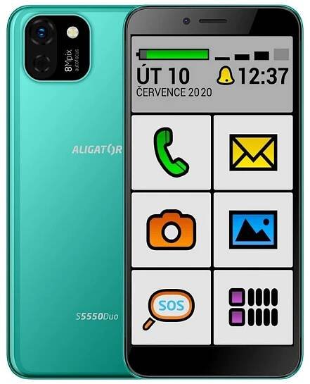 Aligator S5550 Duo SENIOR 16GB Green | iSpace.cz