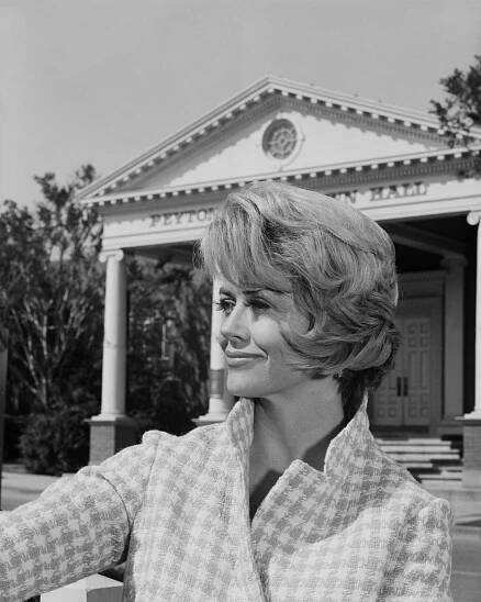 Dorothy Malone Appearing In 'Peyton Place', Episode #70, 1965.