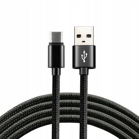 EverActive Nabíjecí kabel USB-USB C 1m 3A 480Mbps CBB-1CB