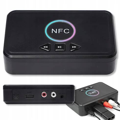 Receiver Audio adaptér NFC Bluetooth 5.0 Přijímač D10 vysílač