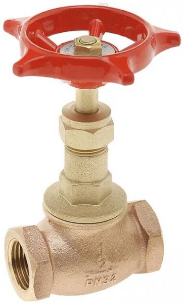 Kulový ventil, Bronz 551260 1" BSP, pracovní tlak: 32 bar Valsteam ADCA