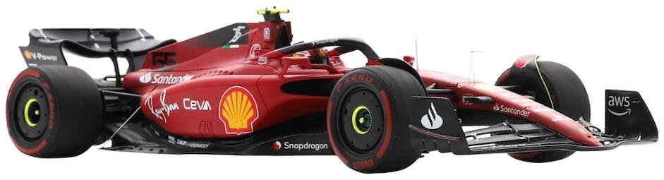 Scuderia Ferrari SF75 No.55 2nd Place Bahrain GP Carlos Sainz 1:18 LookSmart Model