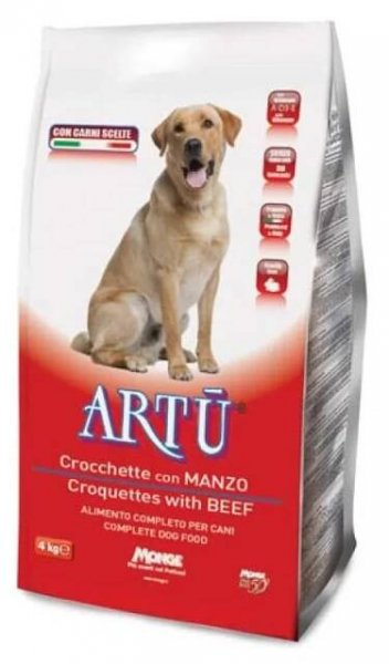 Artú Dry dog Croquettes hovězí 4 kg od 294 Kč - Heureka.cz