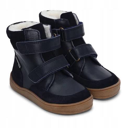 DĚTSKÉ ZIMNÍ BAREFOOT BOTY ZATEPLENÉ JEHNĚČÍ VLNOU BUNDGAARD BASIL R25