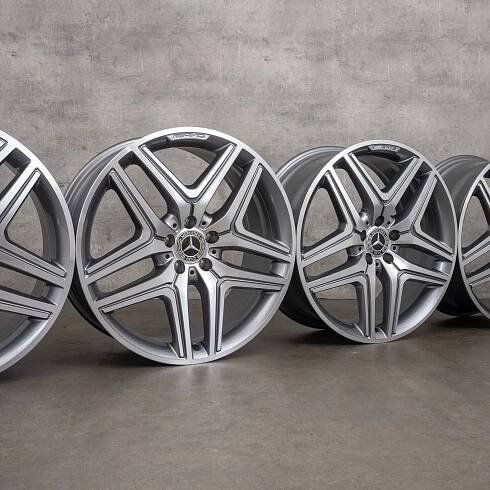 Originální disky Mercedes Benz GLA GLB 35 45 AMG 20 palců X247 H247 A2474012000 himalaya šedé lesklé soustružené NOVÉ