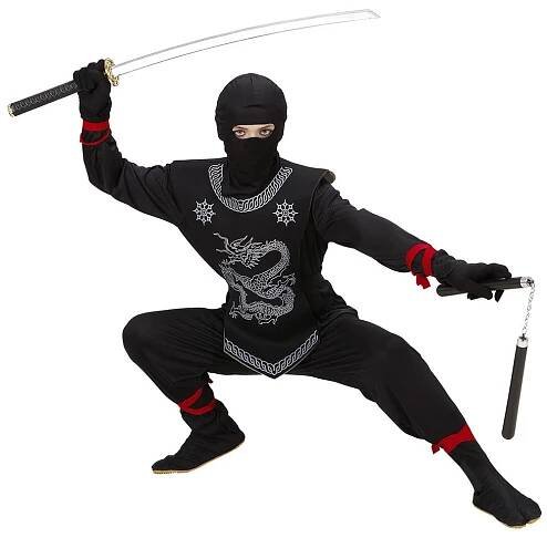 Ninja kostym s drakem
