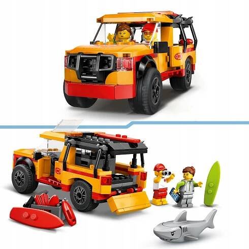 LEGO 60453 CITY Dodávka plážových záchranářů Licence LEGO City