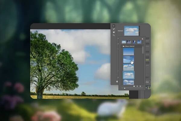 Návod na vytřídění stromů v programu Photoshop