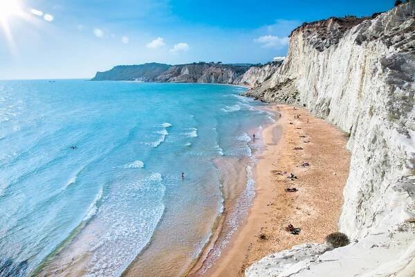 Pláž Scala dei Turchi