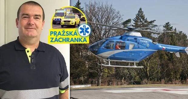 Lékař pražské letecké záchranky David (47): Zažil nehodu vrtulníku, setkal se i s úžasnou solidaritou