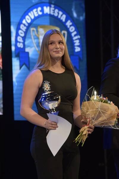 Nejlepší sportovkyní města Kolín pro rok 2024 se stala atletka Lenka Novotná
