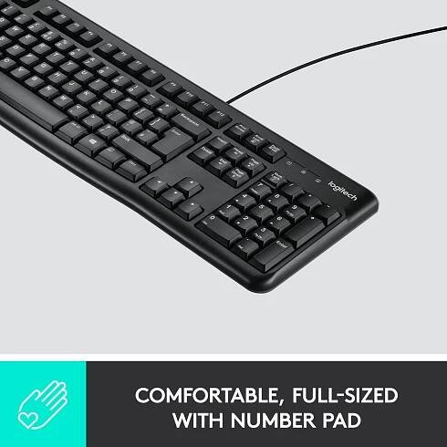 Logitech K120 - Klávesnice - USB - německá Náhled obrázku produktu 18