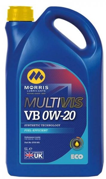 Morris Multivis ECO VB 0W-20, lehkoběžný, plně syntetický motorový olej, 5l