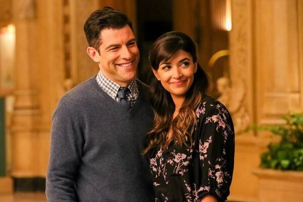 Nová holka - Rozhodnutí - Z filmu - Max Greenfield, Hannah Simone