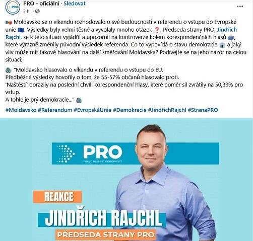 O situaci v Moldavsku