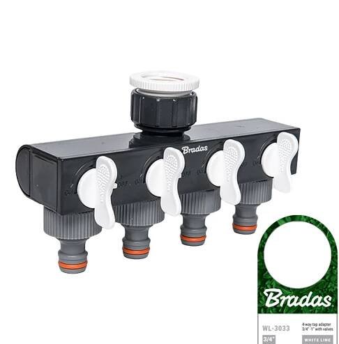 Rozdělovač 4-cestný WHITE LINE 1"-3/4" 130 Kč