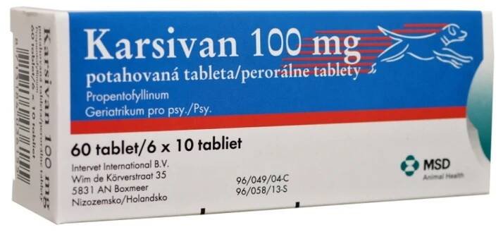 Karsivan 100 mg 60 tbl