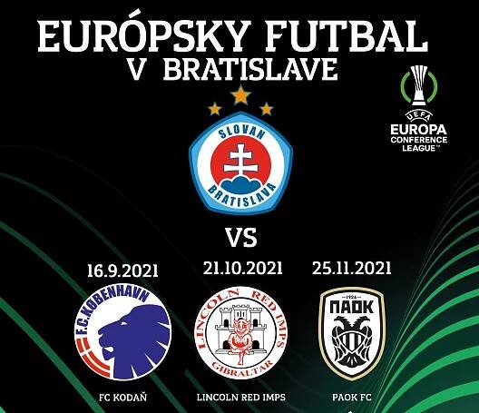 Chcete ísť na zápasy futbalistov Slovana v Konferenčnej lige? Ceny vstupeniek sú už známe