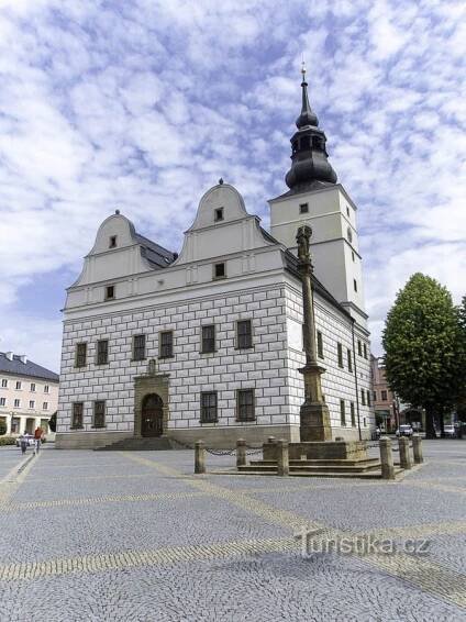Lanškroun – Časová osa na náměstí