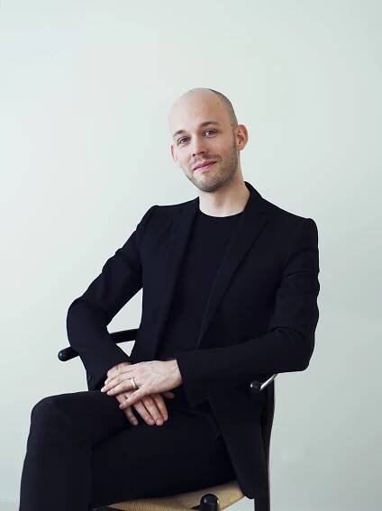 Portrait of Mathias Jakobsen shot in Brooklyn, New York 2015. Born in 1985 as Mathias Vestergaard Jakobsen in Copenhagen, Denmark.
