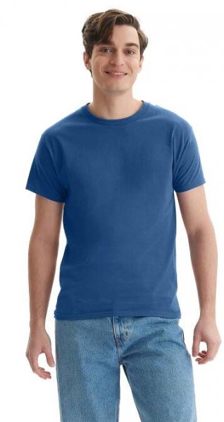 Pánské tričko Hanes s kulatým výstřihem balení 4 ks ComfortSoft 100% bavlna těžké tričko jednobarevné - Obrázek 46 z 110