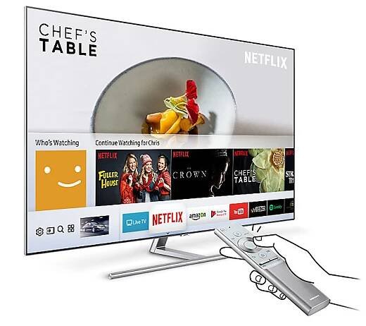 Televize Samsung QE55Q8F stříbrná | DATART