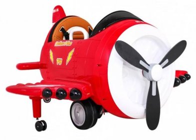 Dětské elektrické vozítko letadlo Limit červené | Mamido Toys