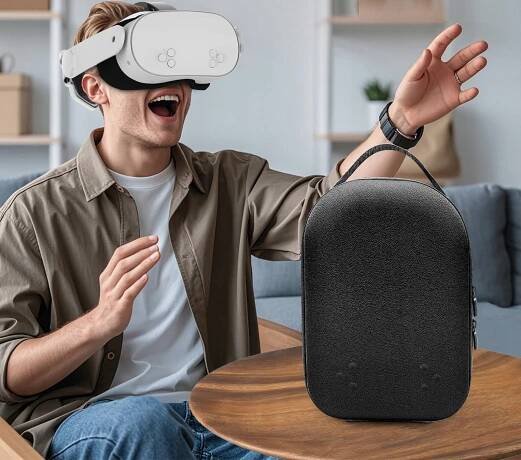 Pouzdro Pouzdro Kufr na Brýle Brýle VR Oculus Meta Quest 3 3S Pásek Elite za 860.00CZK - Allegro