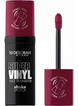 Rtěnka Deborah Milano dloutrvající tekutá rtěnka Super Vinyl, 06 Winery