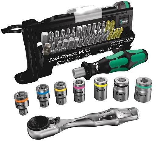 Sada bitů a nářadí Tool-Check Plus Rapidaptor Zyklop Kraftfrom 38ks