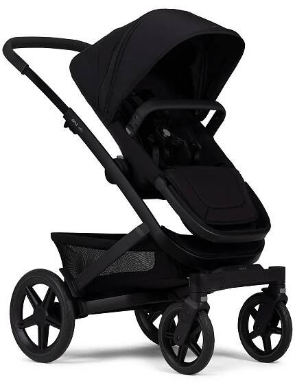 KINDERWAGENSET Geo3 Mono  - Schwarz, Basics, Textil/Metall (60/92-113/77-105cm) - Joolz