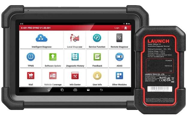 Launch X431 PRO DYNO Bidirectional Diagnostic Scanner 37+ Special Functions Support  ECU Coding CAN-FD DoIP FCA SGW Powerful than PROS V5.0 Elite