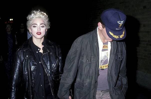 Madonna and actor Sean Penn leave for the Lincoln Center's Workshop Production of 