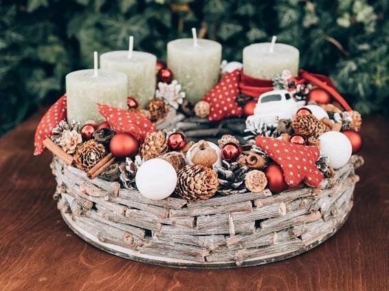 Adventní věnce trochu jinak