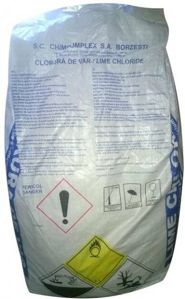 Chlorové vápno 25 kg