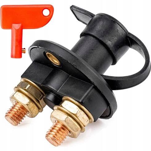Hlavní proudový spínač 12V 24V max. 300A Rygiel hebel proudu baterie