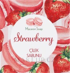 Thalia Strawberry Macaron Soap - Mýdlo-macaron "Jahoda"