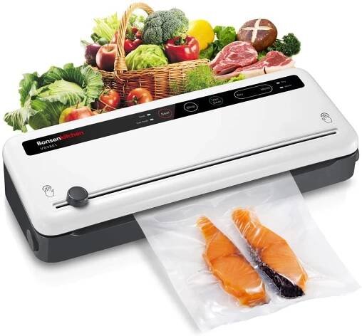 Vakuovačka Bonsenkitchen VS3801 s řezačkou  - Vybavení do kuchyně