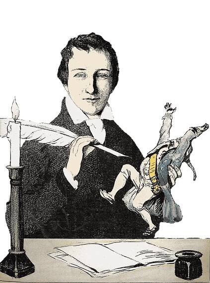 Cover of Die Jugend, 1906, Quelle: https://commons.wikimedia.org/wiki/Heinrich_Heine?uselang=de#/media/File:Heinrich_Heine-Jugend-1906.jpg, bearbeitet von Friedrich Bonnmann 2021, gemeinfrei