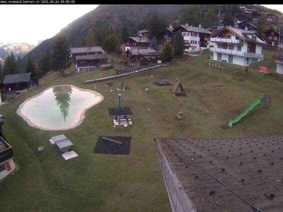 Webcams auf Rosswald - der Sonnenterrasse im Wallis