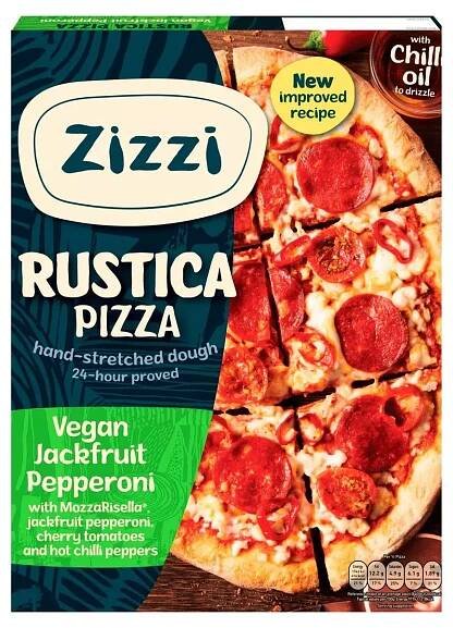 Zizzi Vegan Jackfruit Pepperoni Rustica Pizza