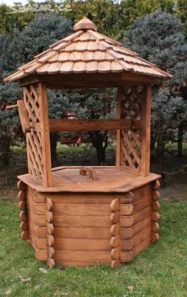Okrasná zahradní studna, rumpál - Vendryně - Bazar