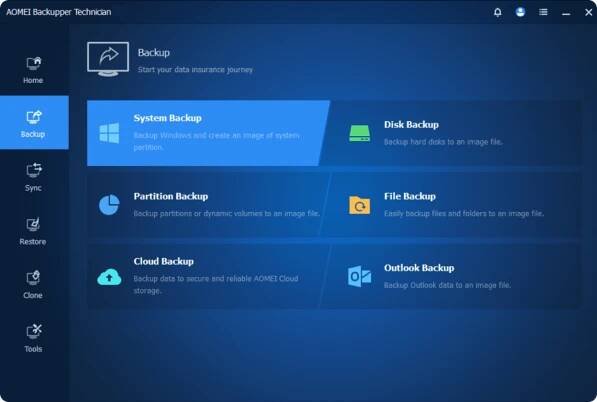 Zuverlässige Windows-Backup- und Disaster-Recovery-Lösungen für Unternehmen | AOMEI Backupper Technician 