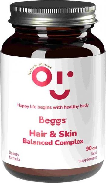 Beggs Balanced hair&skin COMPLEX 90 cps 1×90 cps, výživový doplnok