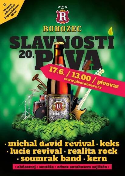 20. Slavnosti piva Rohozec 2017
